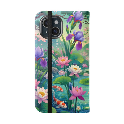 Fairy of the Koi Pond Flip Case – Mystical Harmony & Pond Enchantment