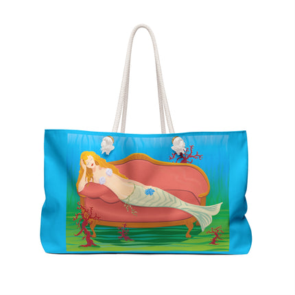 A Mermaid's Peaceful Refuge Weekender Bag