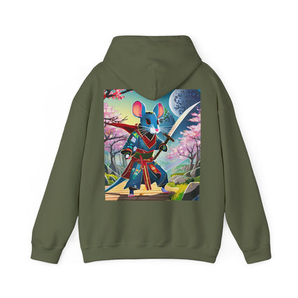 Cyber Samurai Rat – Heavy Blend™ Hooded Sweatshirt