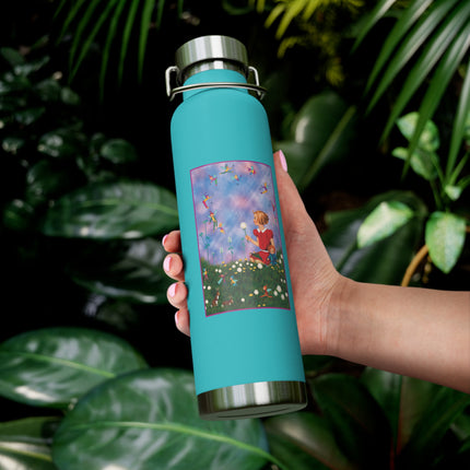 Whimsical Moments Copper Vacuum Insulated Bottle, 22 oz