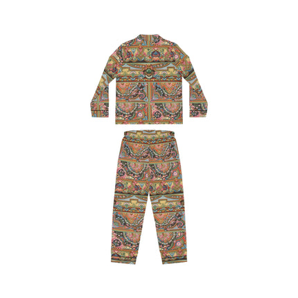 L'Ornement Polychrome by Albert Racine Women's Satin Pajamas (AOP)