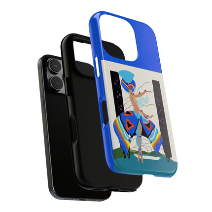 Exotic Dancer Phone Case – Vibrant Performance & Art Deco Flair