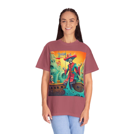 Skeleton Crew of the Misty Seas Unisex Garment-Dyed T-shirt