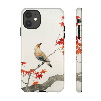 Japanese Bird on Maple by Ohara Koson Phone Cases
