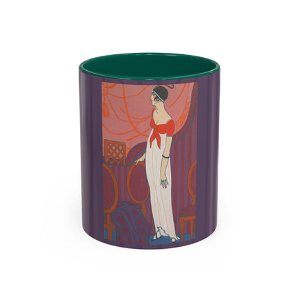 L’Entracte by Georges Lepape Colorful Mugs (11oz, 15oz)
