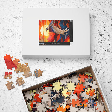 Falcon's Sunset Masterpiece Puzzle (110, 252, 520, 1014-piece)