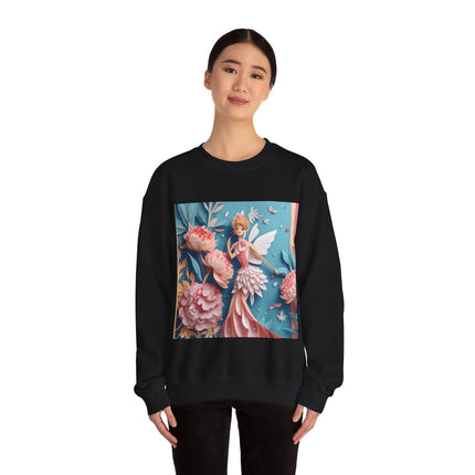 Peony Fairy Unisex Heavy Blend™ Crewneck Sweatshirt