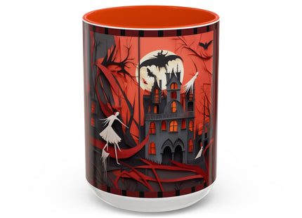 Halloween Night Scene Colorful Mugs (11oz, 15oz)