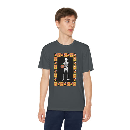 Candy Corn Skeleton Youth Competitor Tee