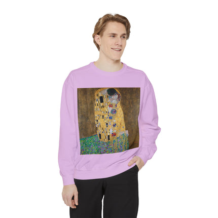 The Kiss by Gustav Klimt Unisex Garment-Dyed Sweatshirt