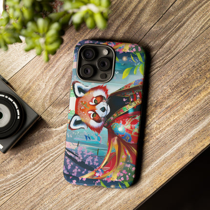 Cybernetic Red Panda Phone Cases