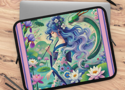 Fairy of the Koi Pond Laptop Sleeve
