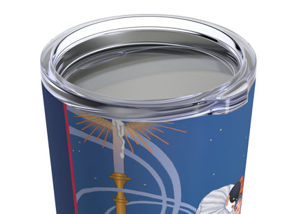 Smoke and Secrets: A Glamorous Encounter in Prohibition Era Tumbler 20oz