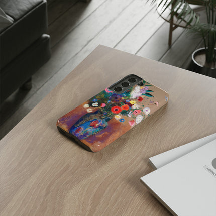Bouquet of Flowers by Odilon Redon Phone Cases