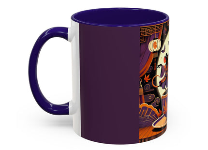 Theatrical Halloween Mice on Teacup Colorful Mugs (11oz, 15oz)