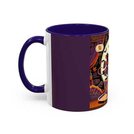 Theatrical Halloween Mice on Teacup Colorful Mugs (11oz, 15oz)
