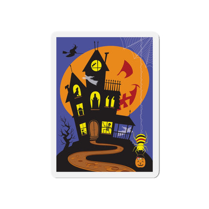 Halloween Night at the Haunted House Die-Cut Magnets (5 Sizes)
