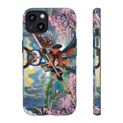 Cyberpunk Samurai Owl Phone Cases