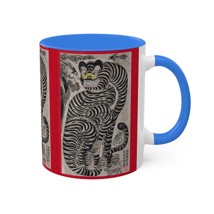 Talismanic Tiger Colorful Mugs, 11oz