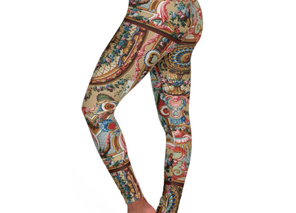 L'Ornement Polychrome by Albert Racine High Waisted Yoga Leggings (AOP)