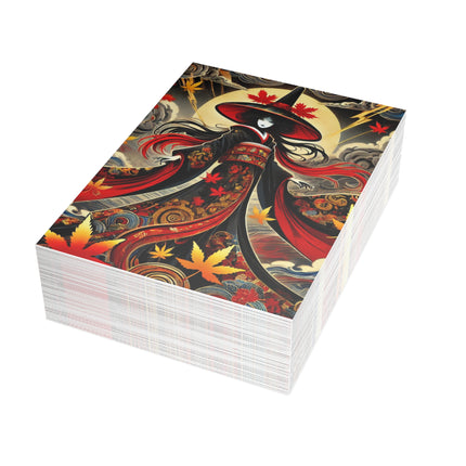 Kabuki Witch Postcards (envelopes included) - Bundles of 10, 30, 50 Pieces