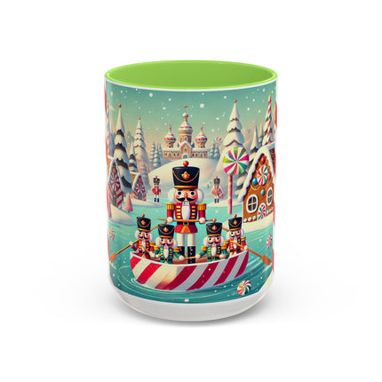Nutcracker Candy-Striped Adventure Colorful Mugs (11oz, 15oz)