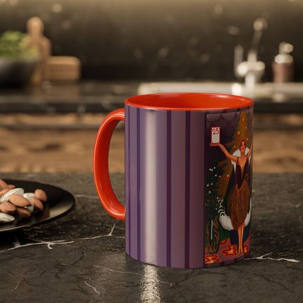 Countdown to Christmas Elegance Colorful Mugs (11oz, 15oz)