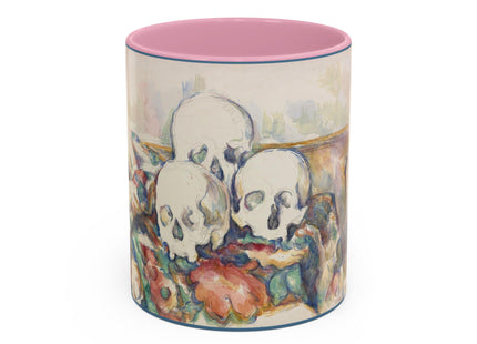 The Three Skulls by Paul Cézanne Colorful Mugs (11oz, 15oz)