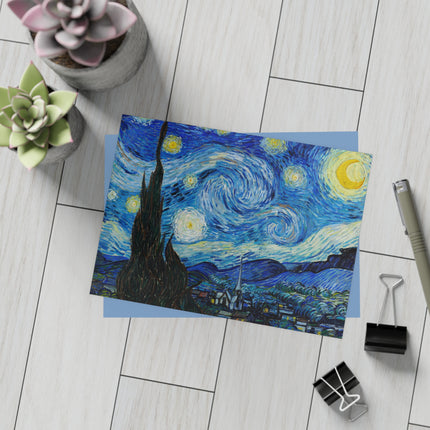 The Starry Night by Vincent Van Gogh Postcards (envelopes included) - Bundles of 10, 30, 50 Pieces