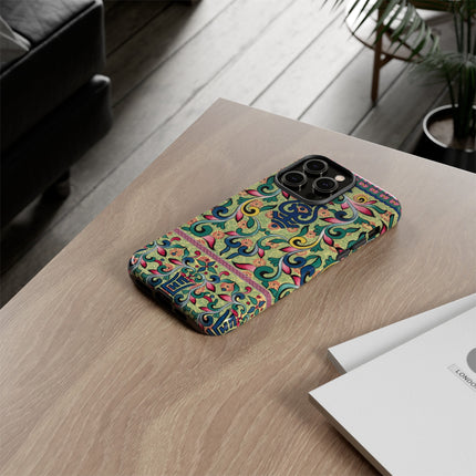 Colorful Flower Pattern by Owen Jones Phone Cases