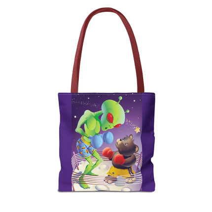 Cosmic Clash Tote Bag (AOP)