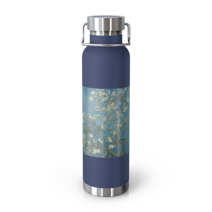 Almond Blossom by Vincent van Gogh Copper Vacuum Insulated Bottle, 22oz