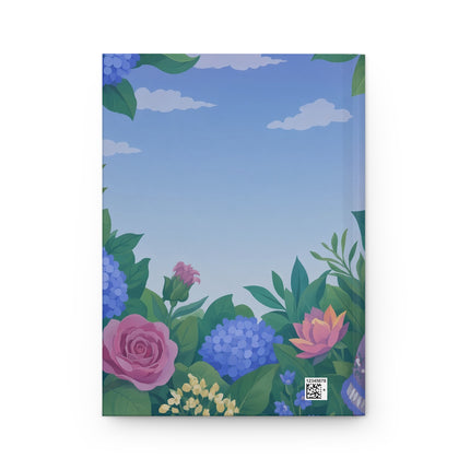 🎭🌸 The Blindfolded Garden Game Hardcover Journal – Art Deco Garden Party