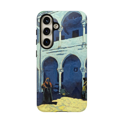 Courtyard of Moroccan Riad by George Gaudion Phone Cases