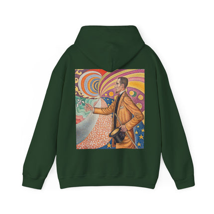 Portrait of Felix Feneon by Paul Signac Heavy Blend™ Hooded Sweatshirt