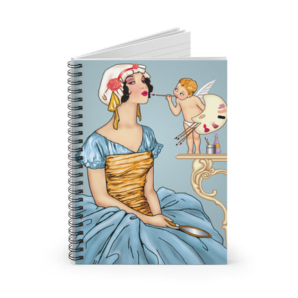 The Enchanting Painter: A Fairy's Artistic Touch Spiral Notebook - Ruled Line