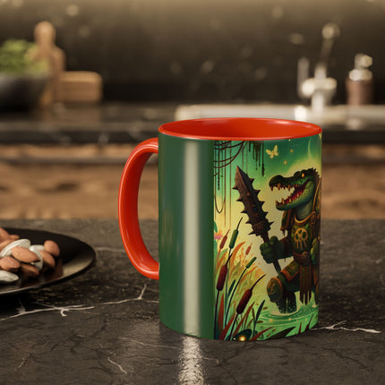 Swamp Tyrant Colorful Mugs (11oz, 15oz)