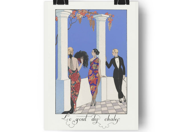 Le goût des châles by George Barbier Giclée Art Print