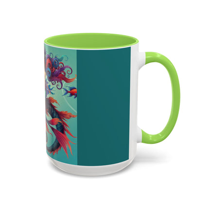 Mermaid & Sea Dragon Mug – Ocean Guardian & Mythic Beauty