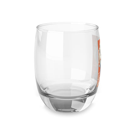 The Actor Bandō Hikosaburō V and the Mo troupe by Tsukioka Yoshitoshi Whiskey Glass