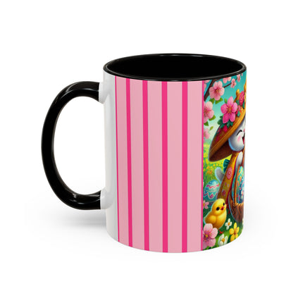 Geisha Kitten’s Easter Delight Colorful Mugs (11oz, 15oz)