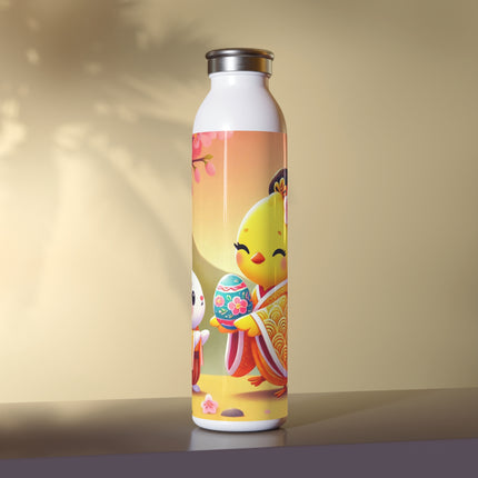 Whimsical Springtime Exchange Slim Water Bottle