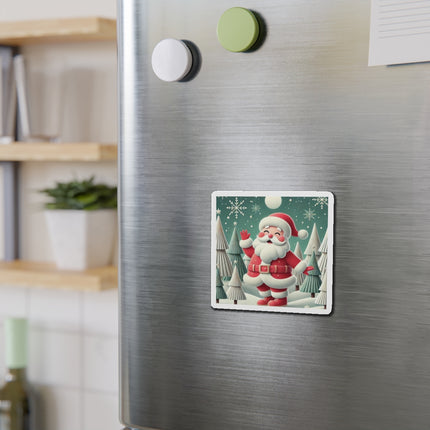 Santa's Joyful Night Die-Cut Magnets (5 Sizes)