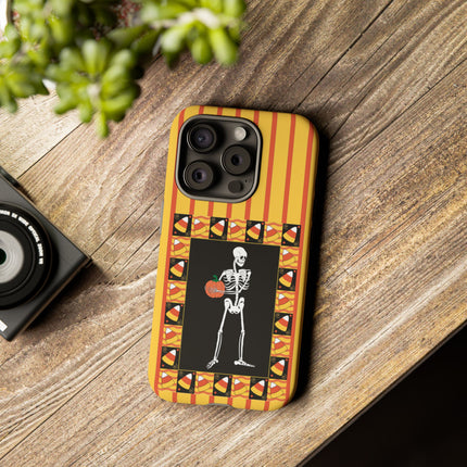 Candy Corn Skeleton Phone Cases