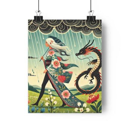 The Dragon Fairy’s Stride Giclée Art Print
