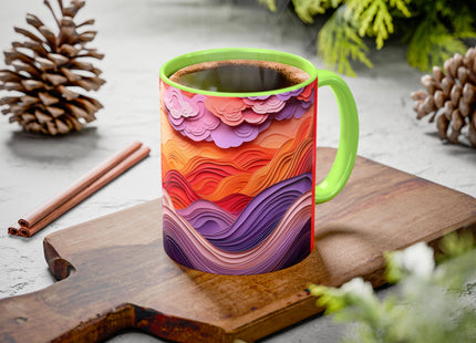 Dramatic Sunset Sky Colorful Mugs (11oz, 15oz)