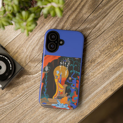 Mystic Oracle Phone Case – Sacred Glow & Eternal Grace