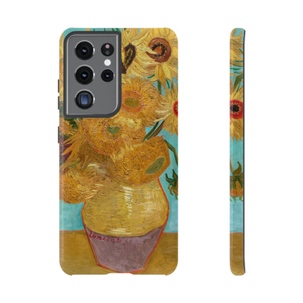 Vase with Twelve Sunflowers by Vincent Van Gogh Phone Cases