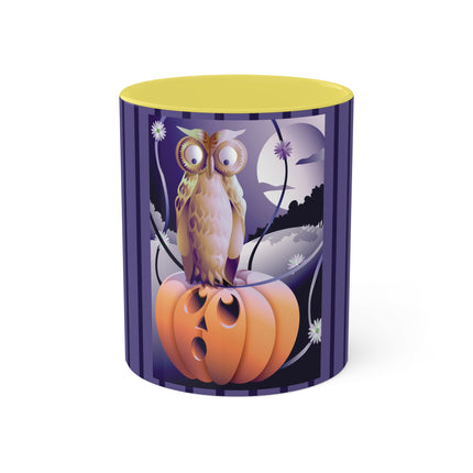 The Startled Pumpkin Colorful Mugs, 11oz