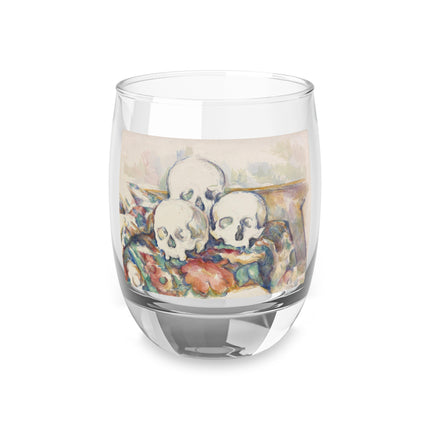 The Three Skulls by Paul Cézanne Whiskey Glass